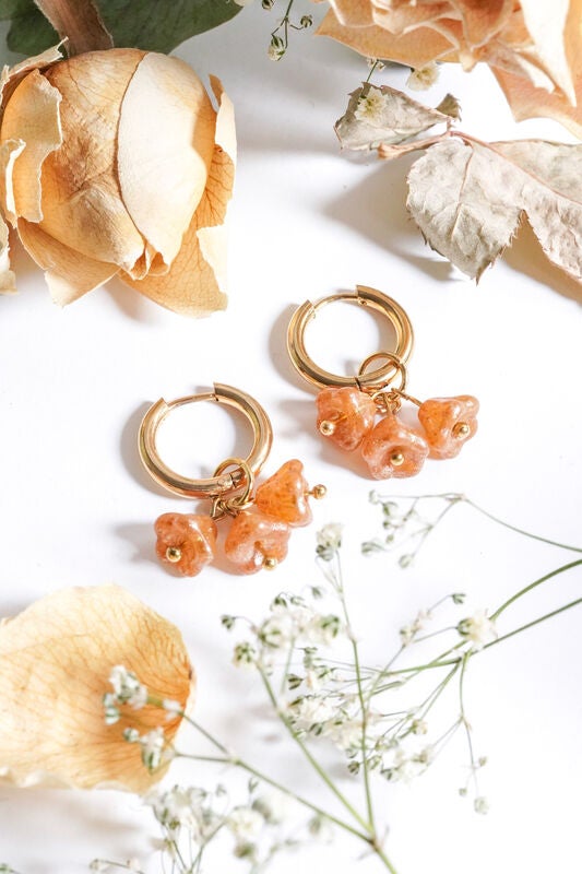 Blooming Sorbet, salted caramel -korvakorut